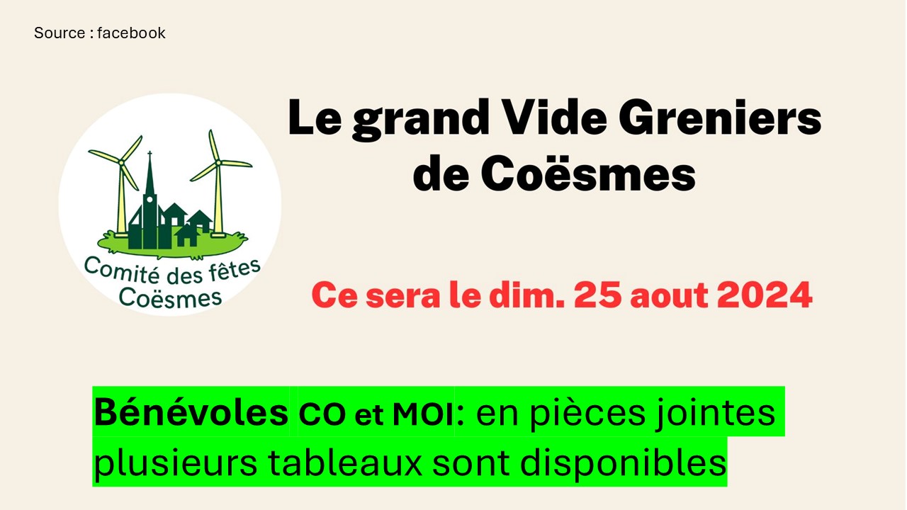 VIDE GRENIER