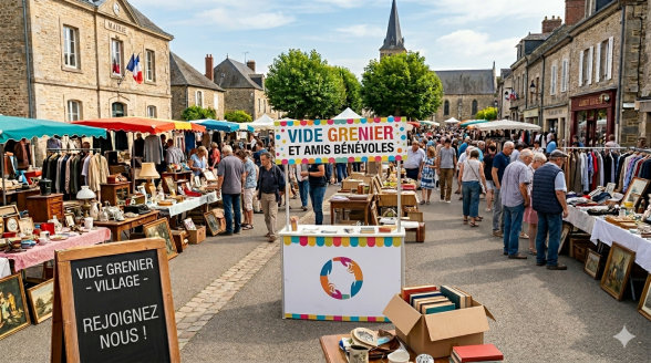 VIDE-GRENIER COESMES 30 AOUT 2026